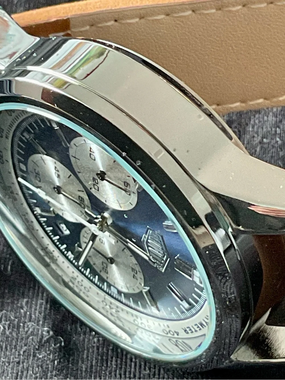 NIB Excellent Heroforce 3 Register Chronograph In Style Of Navitimer Tachymeter
